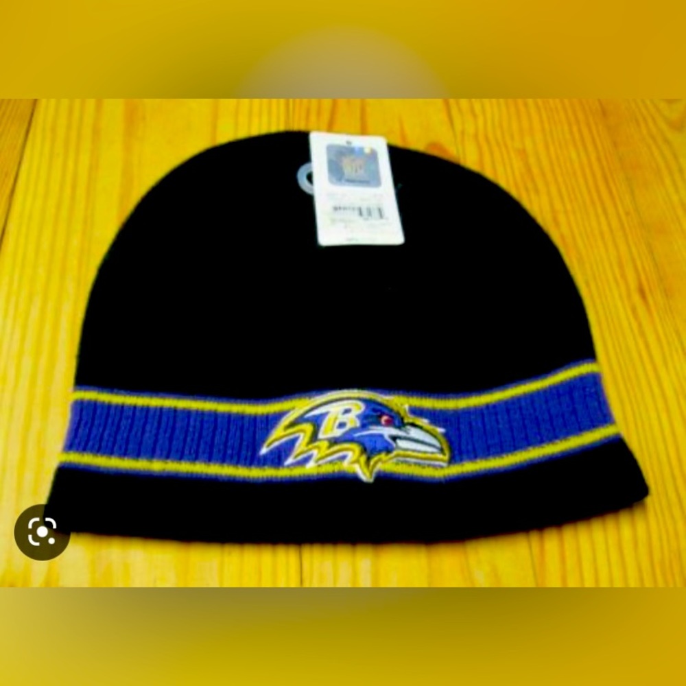 Baltimore ravens beanie